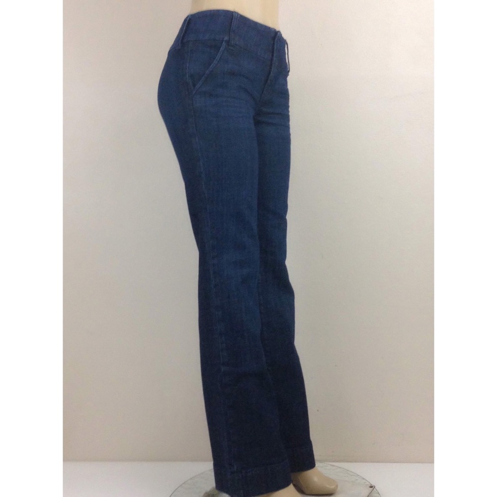 Kut Kollection Jeans Flare Blue Wide Waistband 31W